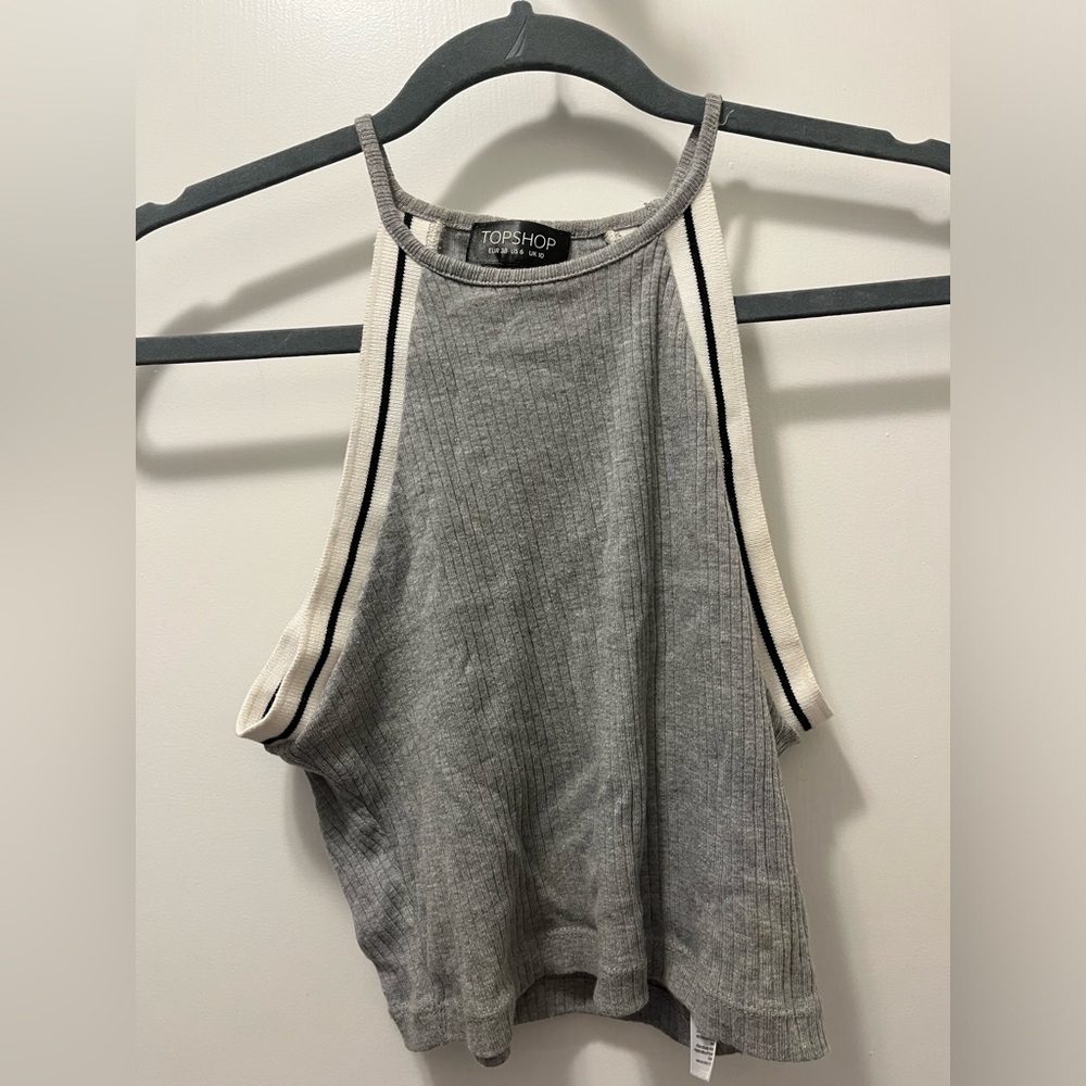 Top shop cropped tank,size US 6